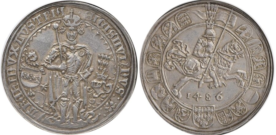 Selected coin of Archduke Sigismund of Austria (1446-1490)