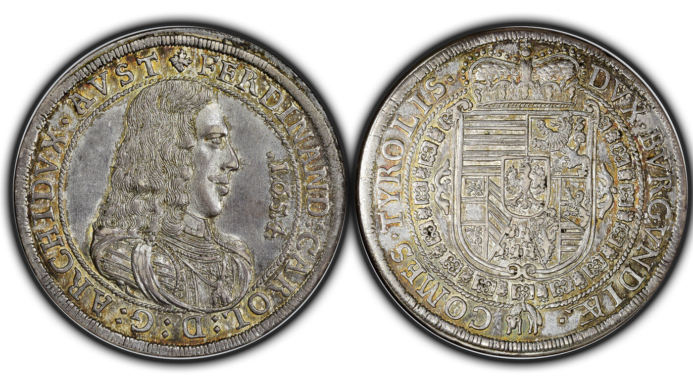 Selected coin of Archduke Ferdinand Charles (1646-1662)